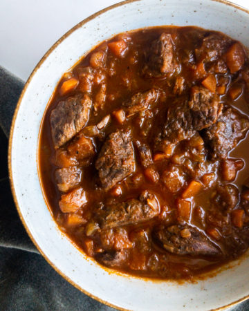 classic stovetop beef stew
