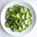 cucumber dill salad with vinegar