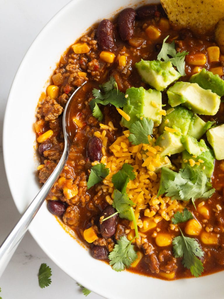easy beef chili