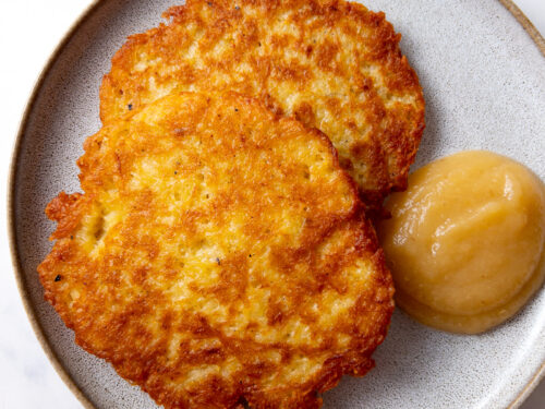 Mashed Potato Patties with Cheese and Onion
