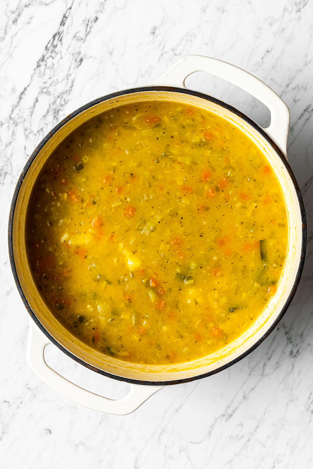 blended german potato soup