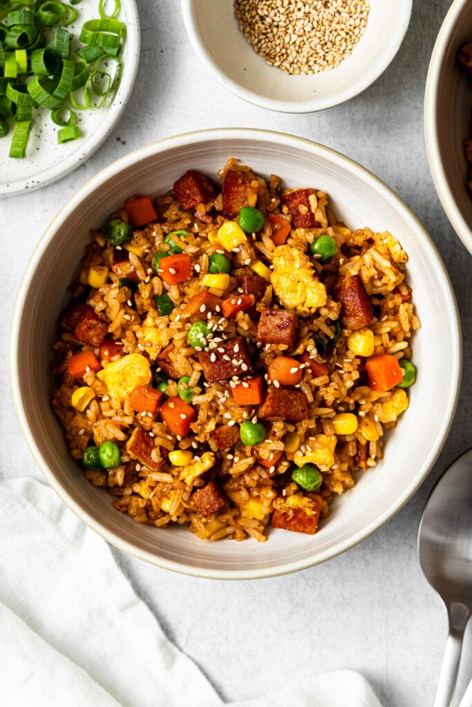 Spam Fried Rice - Bites of Beri