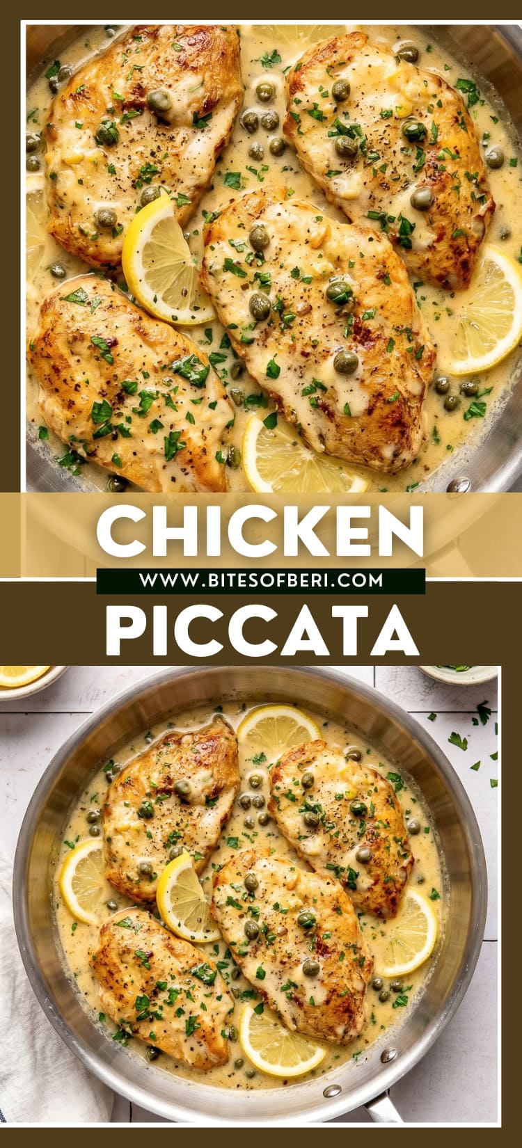 Picca Chicken Chicken Piccata - Bites of Beri