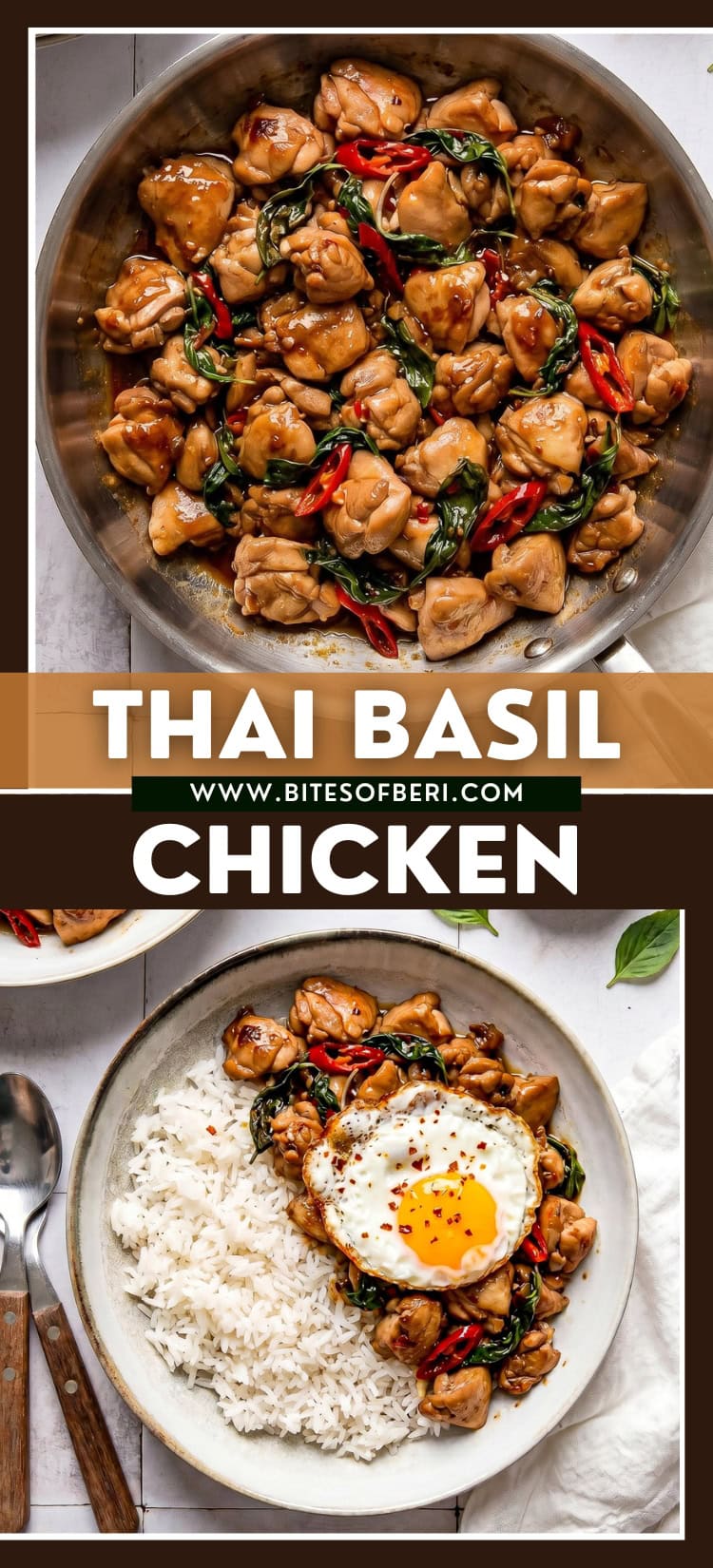 Thai Basil Chicken - Bites of Beri